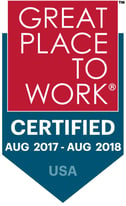 Great Place to Work Certification 2017-2018