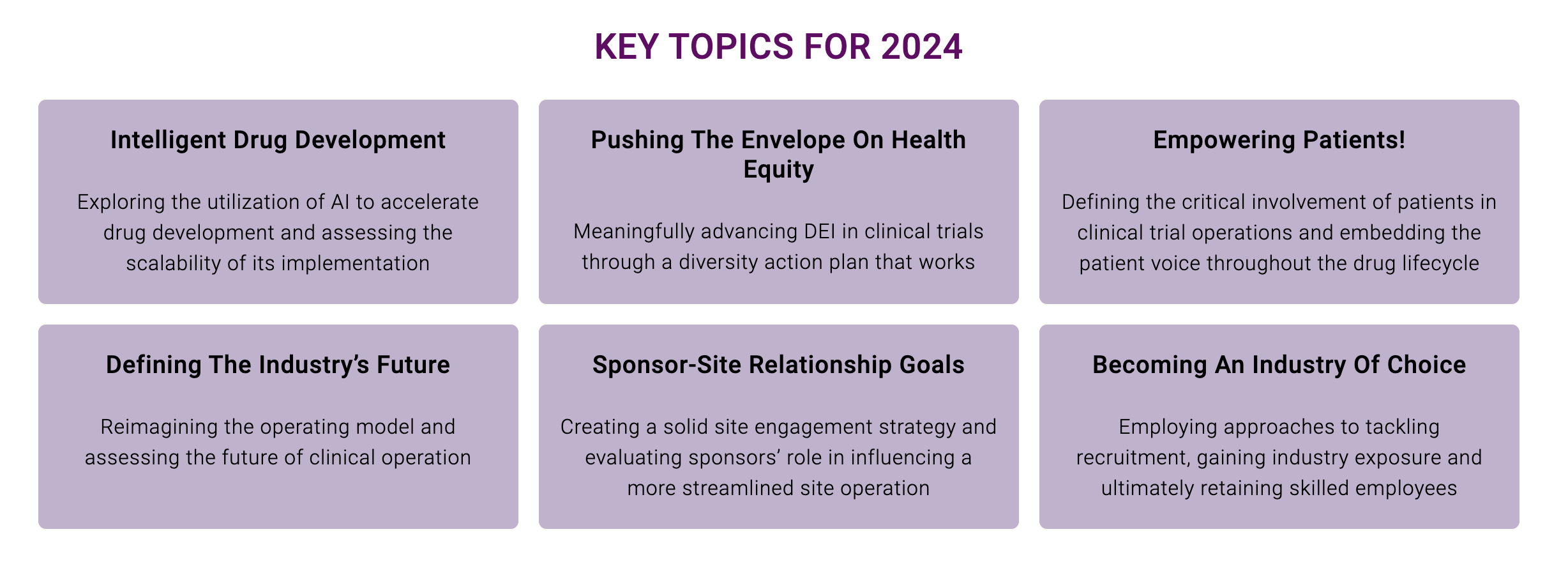 2024 Marcus Evans SF Summit_Key Topics