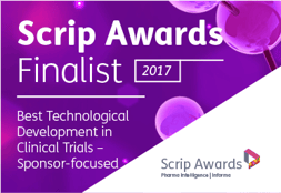 Scrip Award Finalist 2017 Best Technological Development in Clinical Trials 